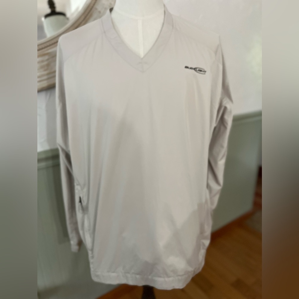 Nike Pullover Golf Clima-Fit Bud Light Beige Long Sleeve V-Neck XL